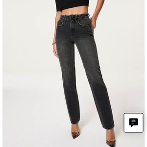 GOOD '90S ICON STRAIGHT LEG JEANS IN BLACK251 Size 4/27